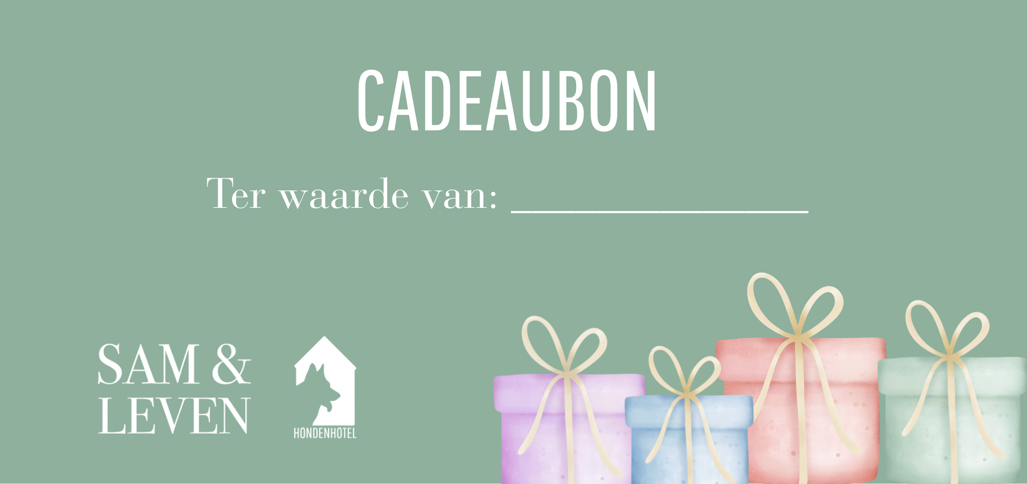 Cadeaubon SAM&LEVEN HONDENHOTEL